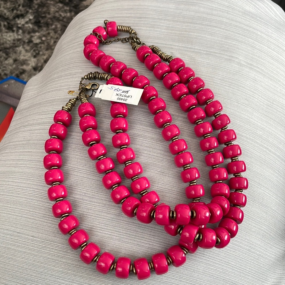 Premier Design lipstick necklace